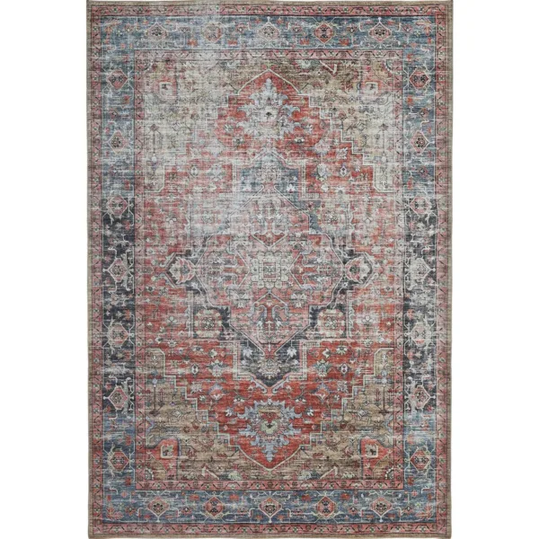 sunshine,koshani,sahara 4500 rust,area rug,machine washable