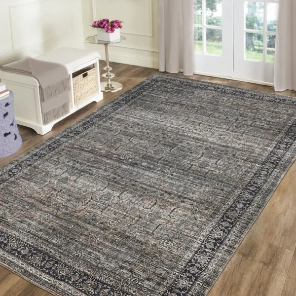 sunshine,koshani,sahara 4684 brown,area rug,machine washable