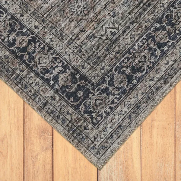 sunshine,koshani,sahara 4684 brown,area rug,machine washable