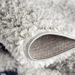 Close-up of fluffy carpet texture