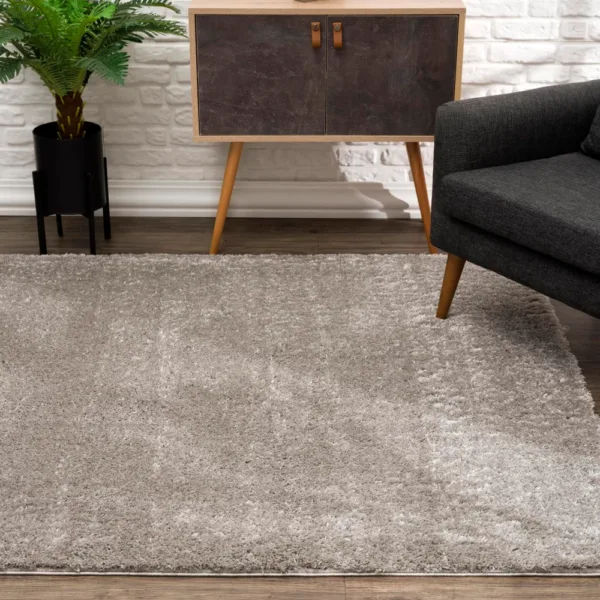 sunshine,koshani,puffy plain grey,area rug,solid,shag