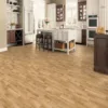 Modern kitchen with wooden flooring