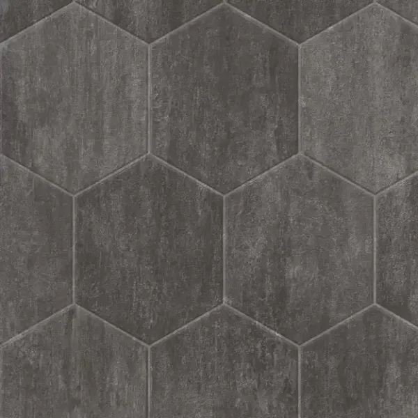 armstrong,cushionstep better, d10 stone hex slate gray b3392,sheet vinyl,geometric