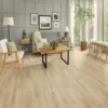 Modern living room with wooden flooring