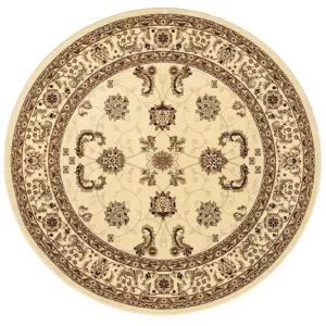 cosmos,antalia 2338 8802 cream,round area rug,traditional,floral