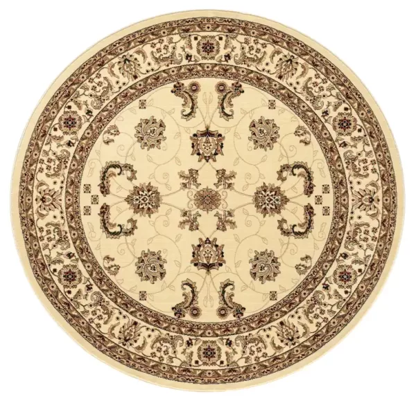 cosmos,antalia 2338 8802 cream,round area rug,traditional,floral