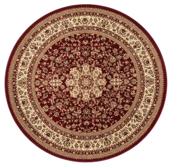 cosmos,antalia 4338 8803 Red,round area rug,traditional,floral