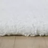 afg, plain shaggy 01800a white,area rug,shag