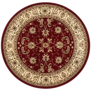 cosmos,antalia 2338 8802 red,round area rug,traditional,floral