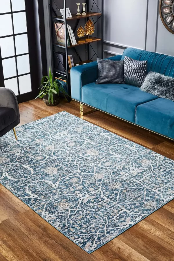 afg,bradford br114 blue,area rug,floral