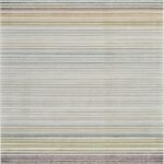 Colorful striped pattern on textile design.