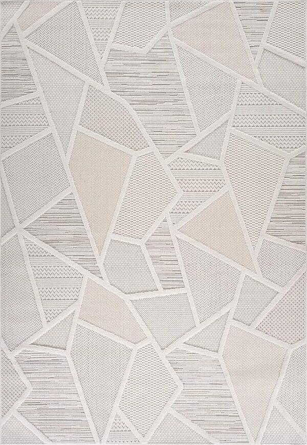 Geometric textured white abstract pattern background.