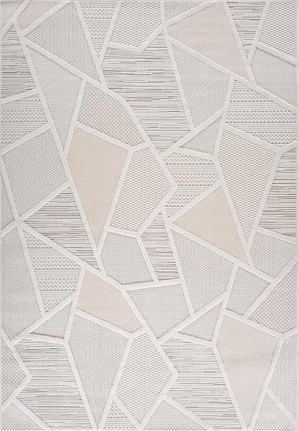 Geometric textured white abstract pattern background.