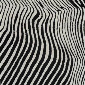 Abstract wavy black and white lines pattern