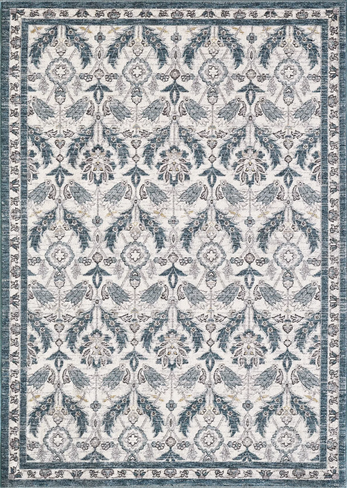 afg,bradford br110 ivory blue,area rug,floral