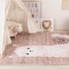 Cozy children's room with animal decor and teepee