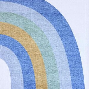 Colorful textile abstract rainbow pattern