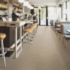 Cozy café with bar and seating area