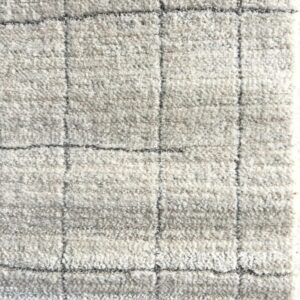 Gray carpet with square pattern