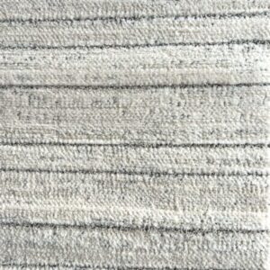 Close-up of a fluffy white rug