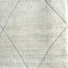 Beige rug with diamond pattern