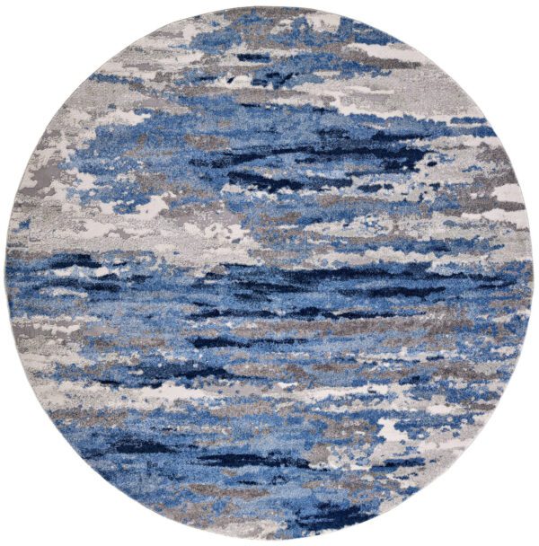 Indigo Ocean-Grey/Blue 1270/050 7'10" Round