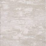 Textured off-white and beige area rug