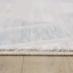 Close-up of carpet on wooden floor.