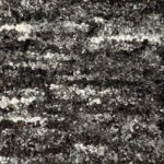 Close-up of gray textured fabric pattern.