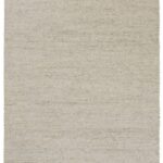 Neutral woven area rug with subtle texture