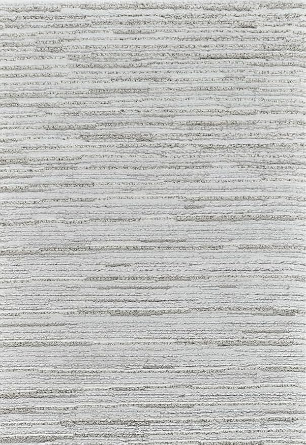 Textured gray fabric with horizontal lines