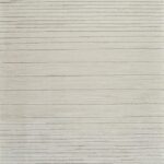 Light beige rug with horizontal stripes