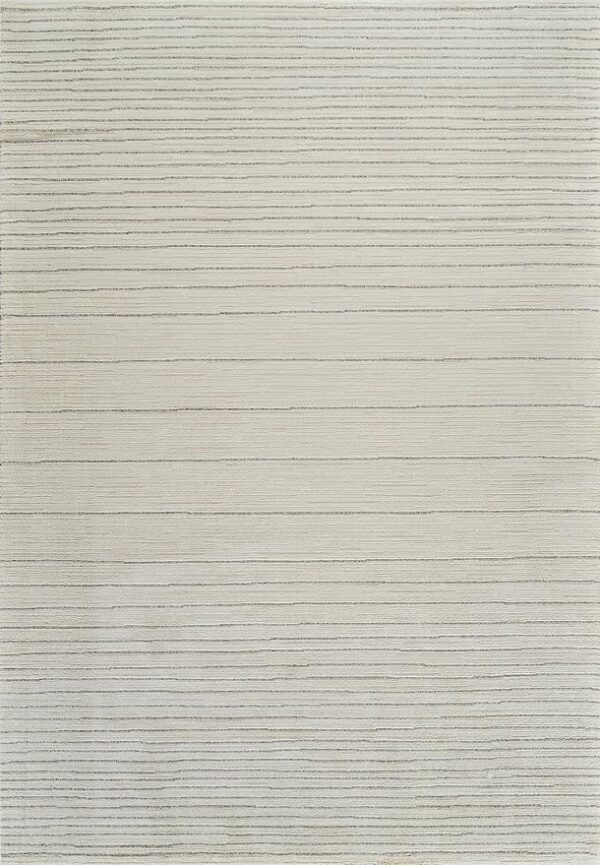Light beige rug with horizontal stripes