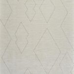 Geometric diamond pattern on textured surface