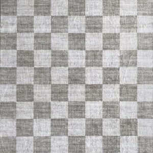 Gray and white checkered fabric pattern