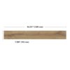 Wood plank dimensions: 54.331x7.598 inches.
