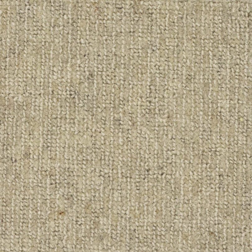 Close-up of beige woven textile texture.