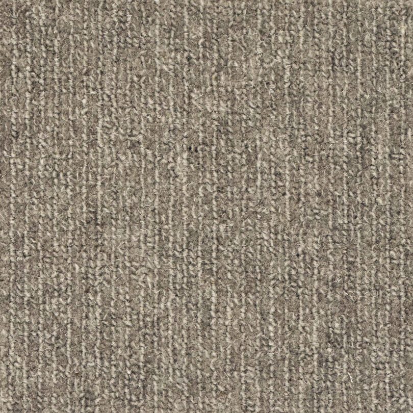 Close-up of textured gray carpet fabric