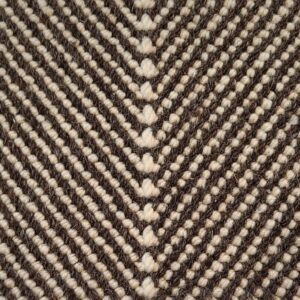 Closeup of geometric woven textile pattern