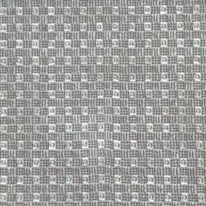 Gray woven fabric with a small square pattern.