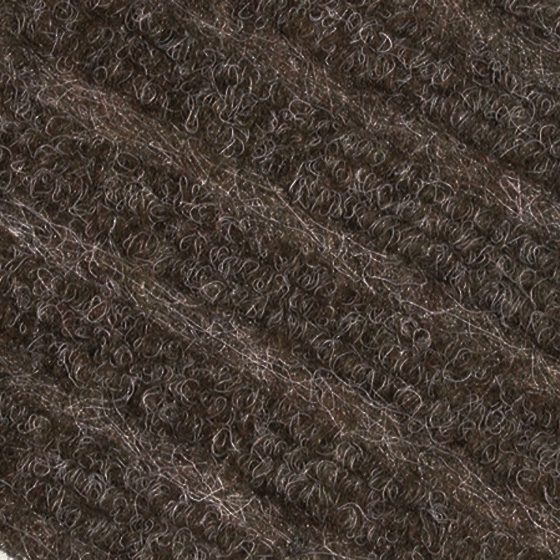 Close-up of dark curly textile texture