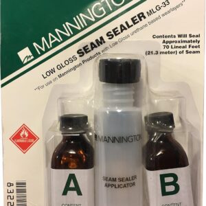 Mannington seam sealer kit with flammable warning.