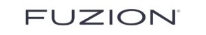 FUZION logo in black lettering